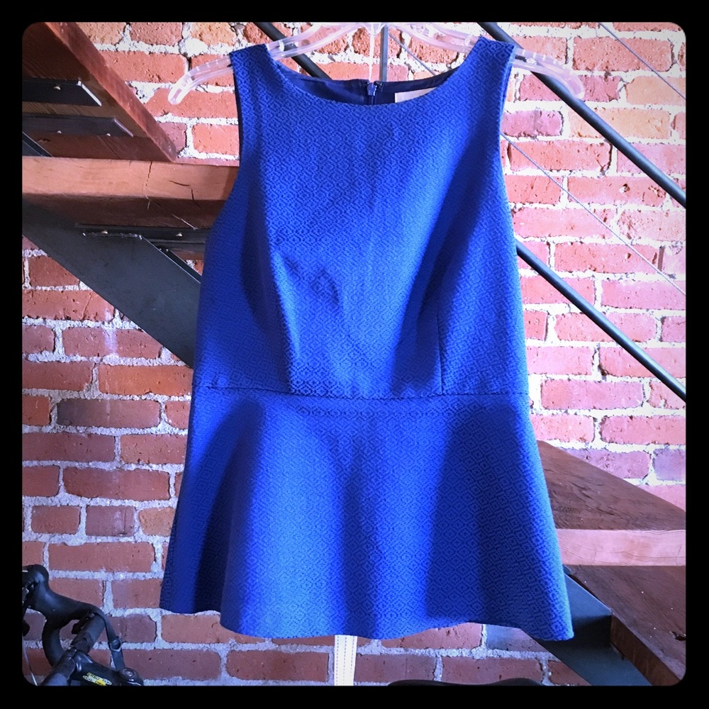 Brocade Peplum Top